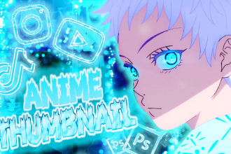 do the best youtube anime thumbnail for your amv and edits