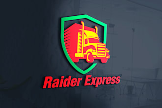 do transport logistics, trucking, cargo and dispatching logo