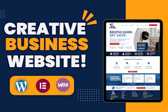 build a website for plumbing, hvac, roofing, cleaning, or construction business