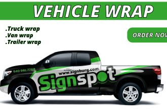 design creative vehicle wrap design for your car, van, truck