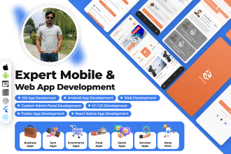 develop ios app flutter app mobile app android app website