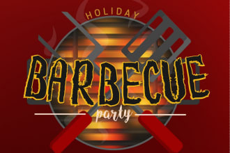provide a vintage mascot BBQ, hot chill, restaurant logo