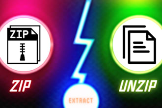 extract any file extension ex rar , zip many more within sec