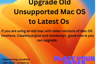 upgrade your old unsupported mac to latest os using oclp