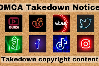 takedown remove defaming harassing content from google reddit fb tiktok by dmca