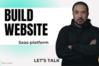 build a professional website  saas