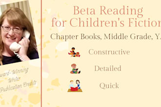 beta read childrens fiction