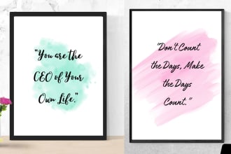create trendy printable wall art, digital wall art for etsy shop, and home