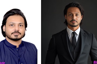 edit your headshot photo for linkedin, CV and social media