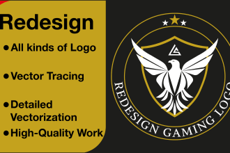 recreate redesign redraw and redo logo