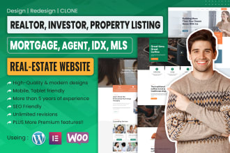 design realtor, mortgage, agent, investor, property, idx mls real estate website