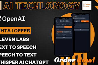 do text to speech website transcription using elevenlabs api, whisper ai chatgpt