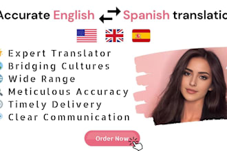 provide certified translation spanish to english, english to spanish