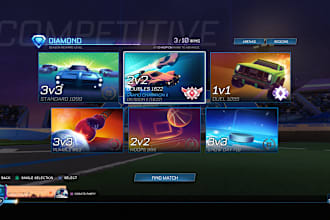 play rocket league with you and help you rank up