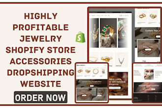 create a profitable jewelry website jewelry store jewelry dropshipping website