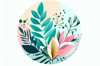 create a botanical logo