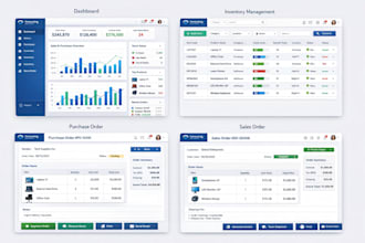 develop inventory, order management, pos, ecommerce, real estate apps