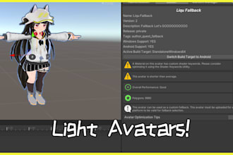 make quest or fallback supports to your vrchat avatars
