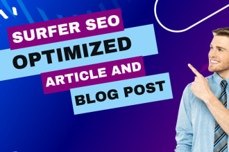 write surfer SEO optimized articles and blog post using jasper ai