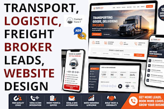 transport logistic freight, moving leads, voice ai crm transport website