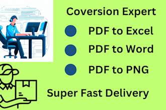 do PDF to word, convert scan pdf to excel
