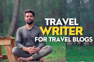 be SEO travel writer for your travel blog