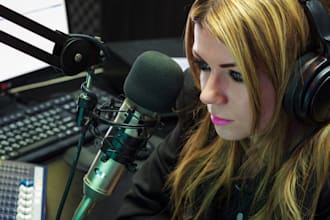 do an energetic female voiceover for an announcement