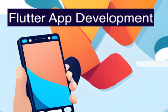 do flutter mobile app development and deployment with fully tested functionality