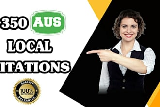 provide 350 aus local citations directories for local SEO