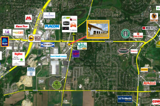 edit your aerial maps, draw property line, location  for real estate business