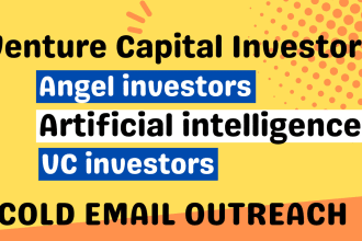 do vc, angel investors email list building using crunchbase