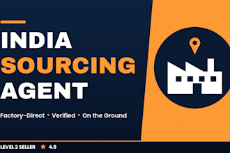 be your supplier and product sourcing agent in india
