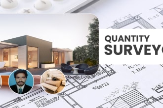 take off, prepare construction estimates, qs , pm assignment