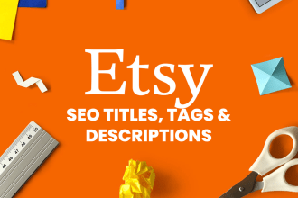 optimize your etsy SEO by writing your etsy titles, tags