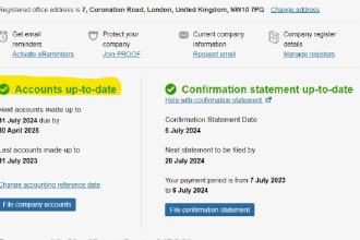 file UK annual accounts to company house and hmrc