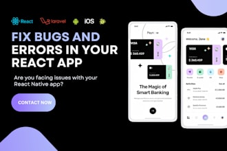 fix bugs and errors in your react native app
