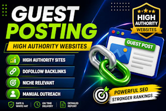 provide guest posting on niche relevant websites