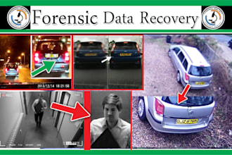 improve the car license plate in the forensic service
