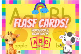 create custom flash cards with name and photo