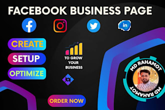 fix create or optimize facebook business page or fan page