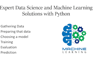 provide data science and machine learning solutions using python and power bi