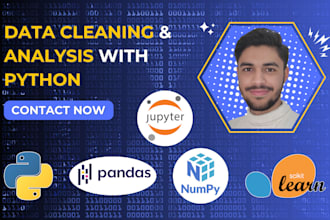 do data cleaning, preprocessing and analysis with python