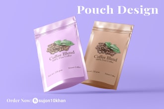 design all modern packaging, label, box and pouch design