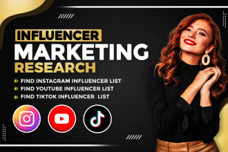 find best instagram, youtube, tiktok influencers list for influencer marketing