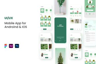 do professional mobile app UI UX design for android and ios