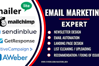 do newsletter on aweber, brevo, mailchimp, mailerlite, convetkit, getresponse