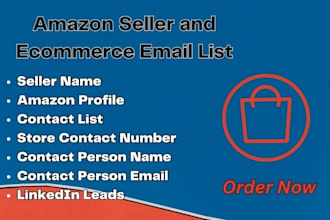 collect amazon sellers leads, contact numbers and email address