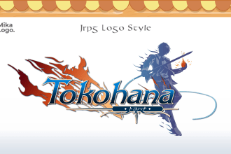 make logo with jrpg style for game, vtuber, streamer