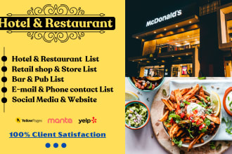 scrape worldwide hotel and restaurant data with owner contact list