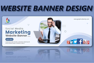 design awesome looking web banner, facebook ads and headers